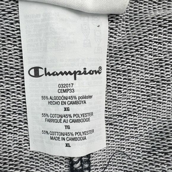 New Champion Men US XL Navy Blue Gym Pants Sport Comfy Joggers Side Pockets - Picture 9 of 9